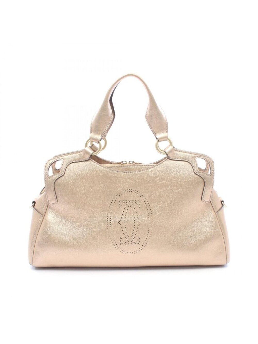 Cartier Handbag Marcello de Champagne Gold Leather